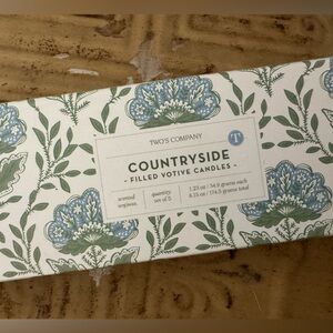 Two's Company Floral Scented Votive Candles